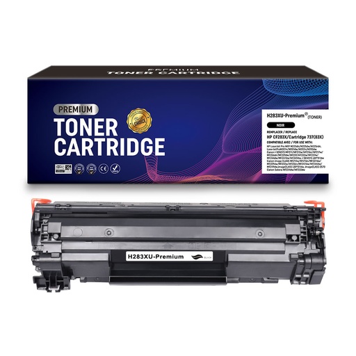 [HP-CF283X-CE] HP CF283X Noir toner Compatible EXCELLENCE 83X