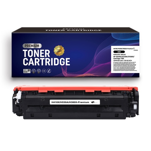 [HP-CF380XU-CE] HP CC530A CE410X CE410A CF380X CF380A Noir toner Compatible EXCELLENCE 304A 305X 305A 312X 312A