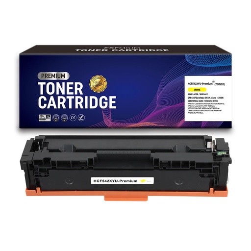 [HP-CF542XU-CE] HP CF542X CF542A Yellow toner Compatible EXCELLENCE 201X 201A 203X 203A