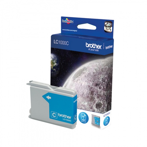[BR-LC1000CY-MO] Brother LC1000 Cartouche Inkjet Cyan Marque Originale