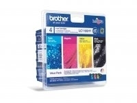 [BR-LC1100VP4-MO] Brother LC1100 Pack de 4 cartouches Inkjet BLK/CYN/MAG/YEL Marque Originale
