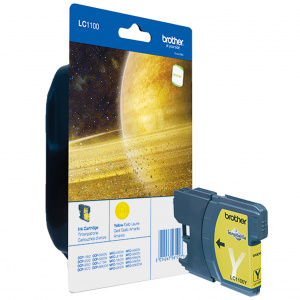 [BR-LC1100YL-MO] Brother LC1100 Cartouche Inkjet Yellow Marque Originale