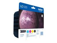 [BR-LC1220VP4-MO] Brother LC1220 Pack de 4 cartouches Inkjet BLK/CYN/MAG/YEL Marque Originale