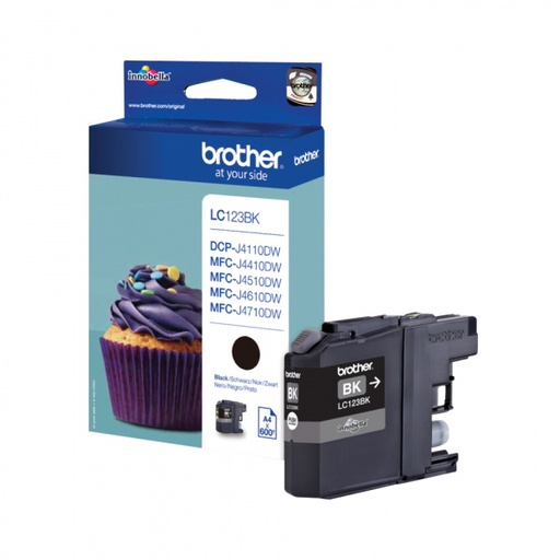 [BR-LC123BK-MO] Brother LC123 Cartouche Inkjet Noir Marque Originale