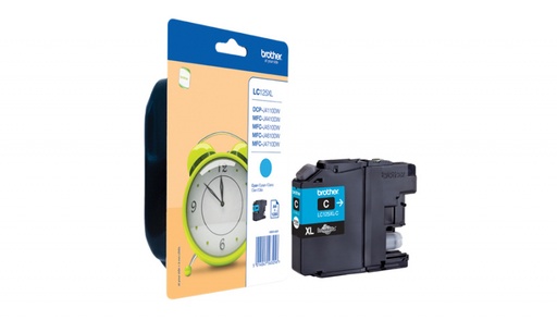 [BR-LC125XLCY-MO] Brother LC125XL Cartouche Inkjet Cyan Marque Originale 