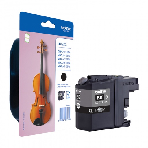 [BR-LC127XLBK-MO] Brother LC127XL Cartouche Inkjet Noir Marque Originale 