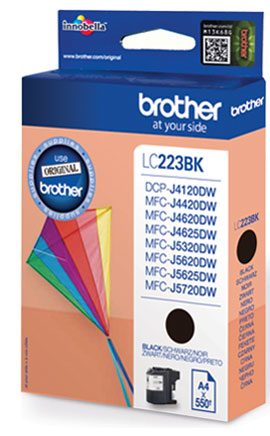 [BR-LC223BK-MO] Brother LC223 Cartouche Inkjet Noir Marque Originale 
