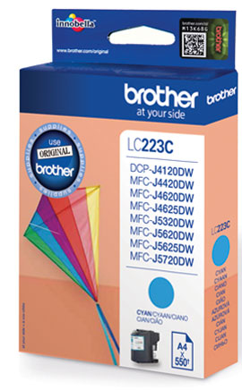 [BR-LC223CY-MO] Brother LC223 Cartouche Inkjet Cyan Marque Originale 