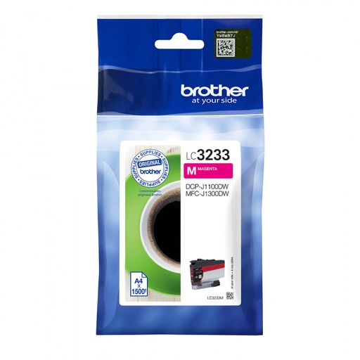 [BR-LC3233MG-MO] Brother LC3233 Cartouche Inkjet Magenta Marque Originale 