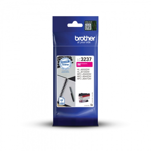 [BR-LC3237MG-MO] Brother LC3237 Cartouche Inkjet Magenta Marque Originale 