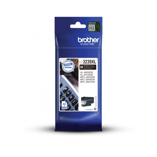 [BR-LC3239XLBK-MO] Brother LC3239XL Cartouche Inkjet Noir Marque Originale 