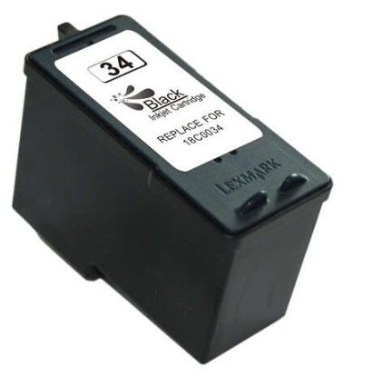 [LX-34-CP] Lexmark 34 Cartouche Noir Inkjet Compatible PRO 18C0034E