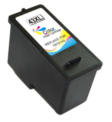 [LX-43XLCL-CP] Lexmark 43XL, 41 Cartouche Inkjet Tri-Couleurs  Compatible PRO 18Y0143E 18Y0141E