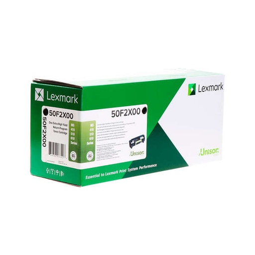[LX-502X-MO] Lexmark 50F2X00 502X Toner Noir Marque Originale