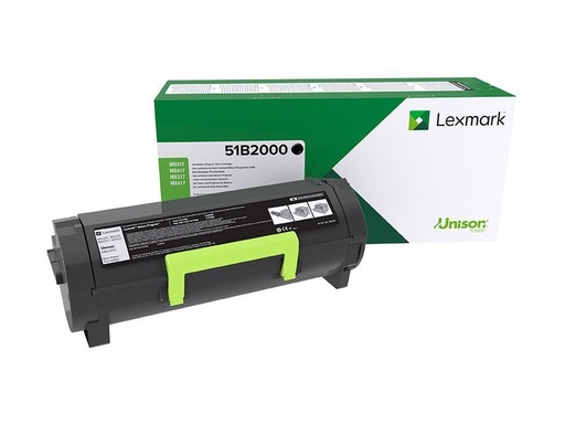 [LX-51B20-MO] Lexmark 51B2000 Toner Noir Marque Originale
