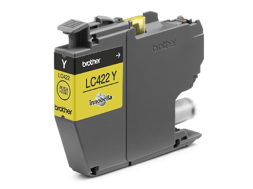 [BR-LC422YL-MO] Brother LC422 Yellow Cartouche Inkjet Marque Originale LC422Y