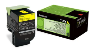 [LX-70C20YL-MO] Lexmark 70C20Y0 702Y Yellow toner Marque Originale