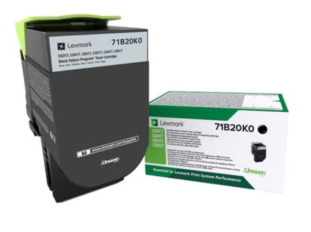 [LX-71B20BK-MO] Lexmark 71B20K0 Toner Noir Marque Originale