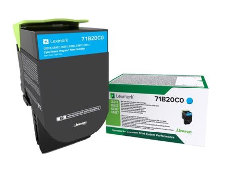 [LX-71B20CY-MO] Lexmark 71B20C0 Toner Cyan Marque Originale