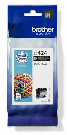 [BR-LC424BK-MO] Brother LC424 Noir Cartouche Inkjet Marque Originale LC424BK