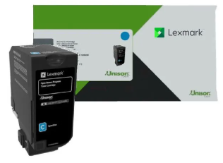 [LX-74C2SCY-MO] Lexmark 74C2SC0 Toner Cyan Marque Originale