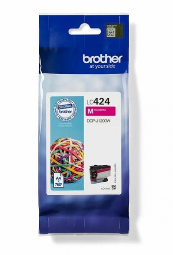 [BR-LC424MG-MO] Brother LC424 Magenta Cartouche Inkjet Marque Originale LC424M