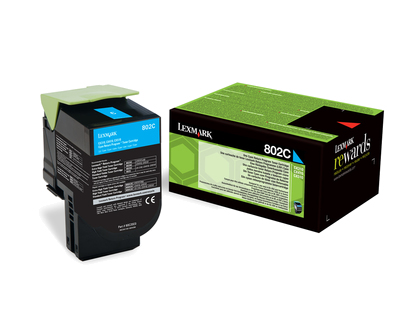 [LX-80C20CY-MO] Lexmark 80C20C0 802C Toner Cyan Marque Originale