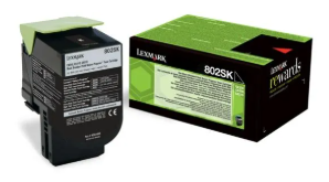 [LX-80C2SBK-MO] Lexmark 80C2SK0 80C2SKE 802SK Toner Noir Marque Originale