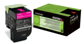 [LX-80C2SMG-MO] Lexmark 80C2SM0 80C2SME 802SM Toner Magenta Marque Originale