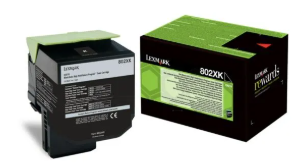 [LX-80C2XBK-MO] Lexmark 80C2XK0 80C2XKE 802XK Toner Noir Marque Originale
