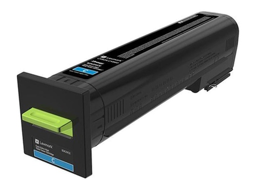 [LX-82K2XCY-MO] Lexmark 82K2XC0 82K2XCE Toner Cyan Marque Originale