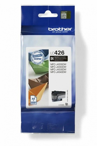 [BR-LC426BK-MO] Brother LC426 Noir Cartouche Inkjet Marque Originale LC426BK