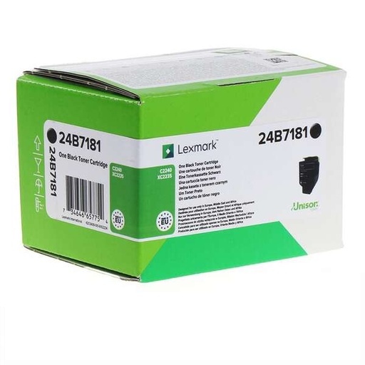 [LX-C2240BK-MO] Lexmark 24B7181 Toner Noir Marque Originale