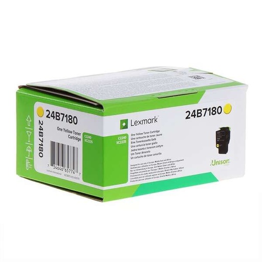 [LX-C2240YL-MO] Lexmark 24B7180 Yellow toner Marque Originale