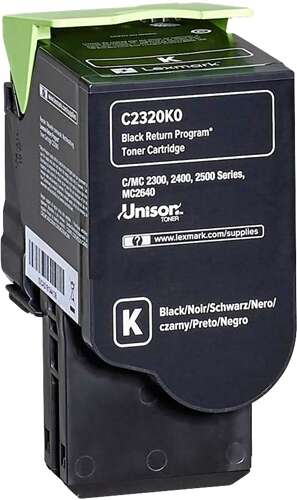 [LX-C2320BK-MO] Lexmark C2320K0 Toner Noir Marque Originale