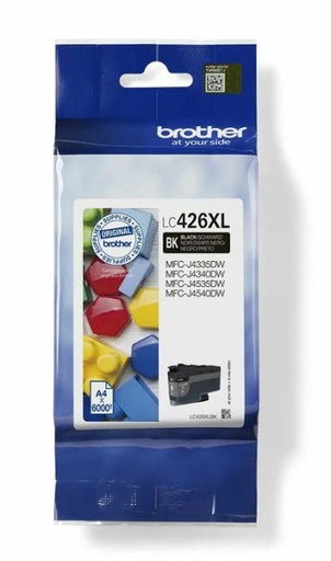 [BR-LC426XLBK-MO] Brother LC426XL Noir Cartouche Inkjet Marque Originale LC426XLBK