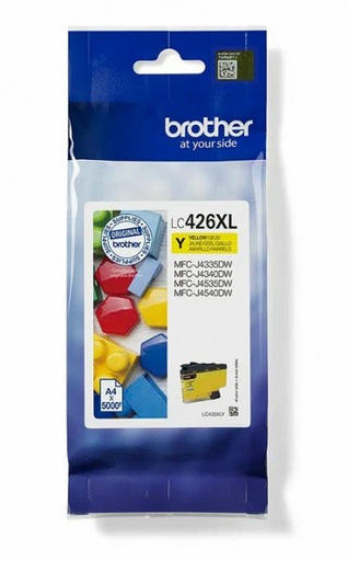 [BR-LC426XLYL-MO] Brother LC426XL Yellow Cartouche Inkjet Marque Originale LC426XLY