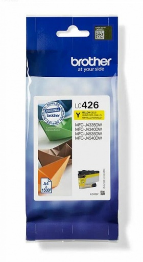 [BR-LC426YL-MO] Brother LC426 Yellow Cartouche Inkjet Marque Originale LC426Y