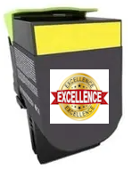 [LX-78C2XYL-RE] Lexmark 78C2XY0 Toner Yellow Haute Capacité Remanufacturé EXCELLENCE