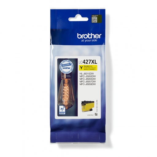 [BR-LC427XLYL-MO] Brother LC427XL Yellow Cartouche Inkjet Marque Originale LC427XLY