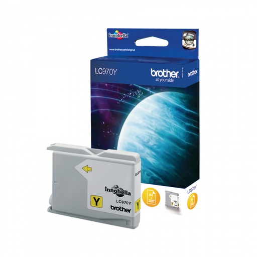 [BR-LC970YL-MO] Brother LC970 Yellow Cartouche Inkjet Marque Originale LC970Y