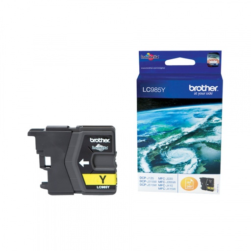 [BR-LC985YL-MO] Brother LC985 Yellow Cartouche Inkjet Marque Originale LC985Y