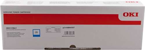 [OK-C831CY-MO] OKI 44844507 Cyan toner Marque Originale 