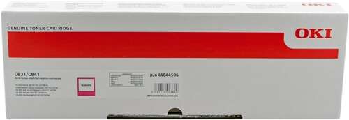 [OK-C831MG-MO] OKI 44844506 Magenta toner Marque Originale 