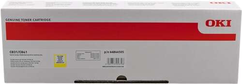 [OK-C831YL-MO] OKI 44844505 Yellow toner Marque Originale 