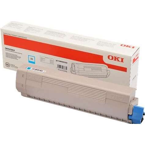 [OK-C833CY-MO] OKI 46443103 Cyan toner Marque Originale 