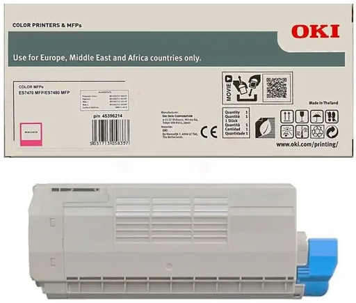 [OK-ES7460MG-MO] OKI 45396214 Magenta toner Marque Originale 