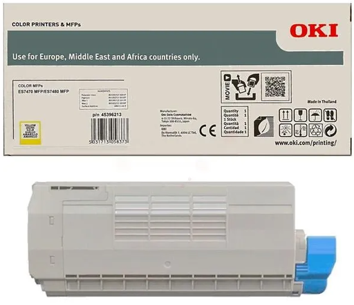 [OK-ES7460YL-MO] OKI 45396213 Yellow toner Marque Originale 