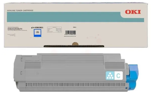 [OK-ES8453CY-MO] OKI 45862821 Cyan toner Marque Originale 