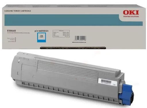 [OK-ES8460CY-MO] OKI 44059231 Cyan toner Marque Originale 